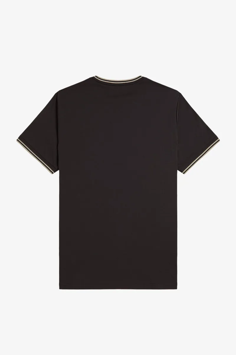 Fred Perry Twin Tipped T-shirt Anchor Grey / Oatmeal-9