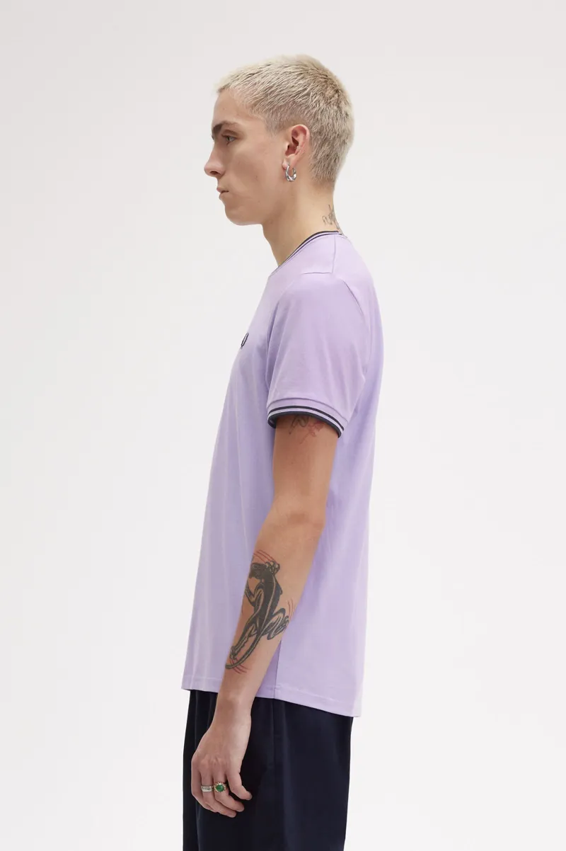 Fred Perry Twin Tipped T-shirt Ultra Violet MEDIUM ONLY LAST ONE-3