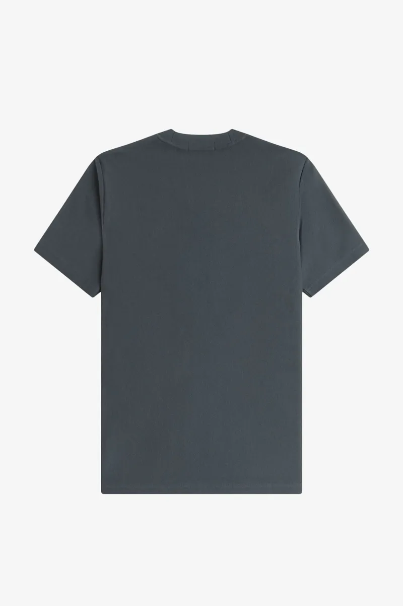 Fred Perry Vertical Strip T-Shirt Anchor Grey -6