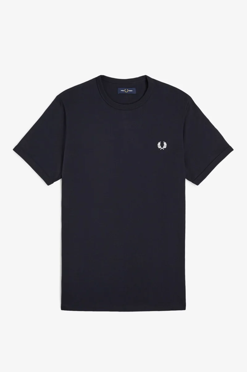 Fred Perry M3519-608 Ringer T-shirt Navy-6