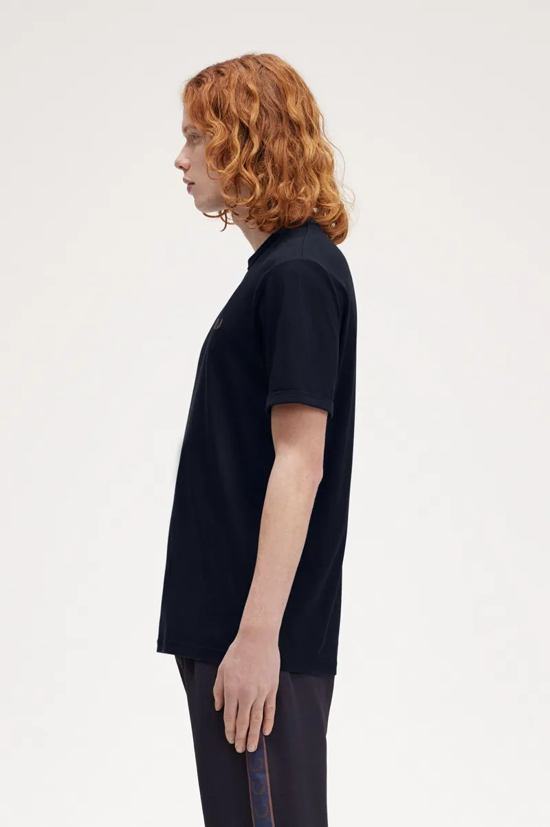 Fred Perry M3519-W71 Ringer T-shirt Navy / Carrington Brick -1