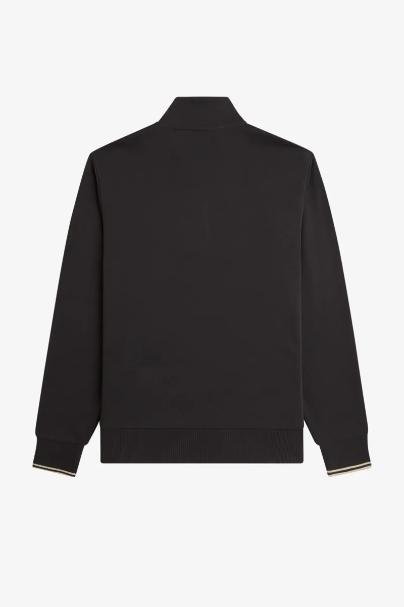 Fred Perry Half Zip Sweatshirt Anchor Grey-7