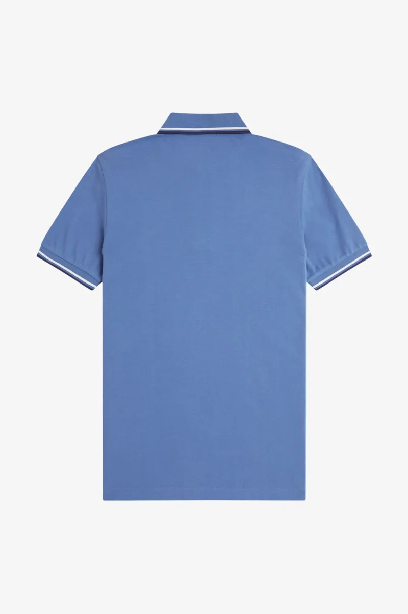Fred Perry M3600-89A Polo T-shirt Ace Blue / Snow White / Tennis Blue-7
