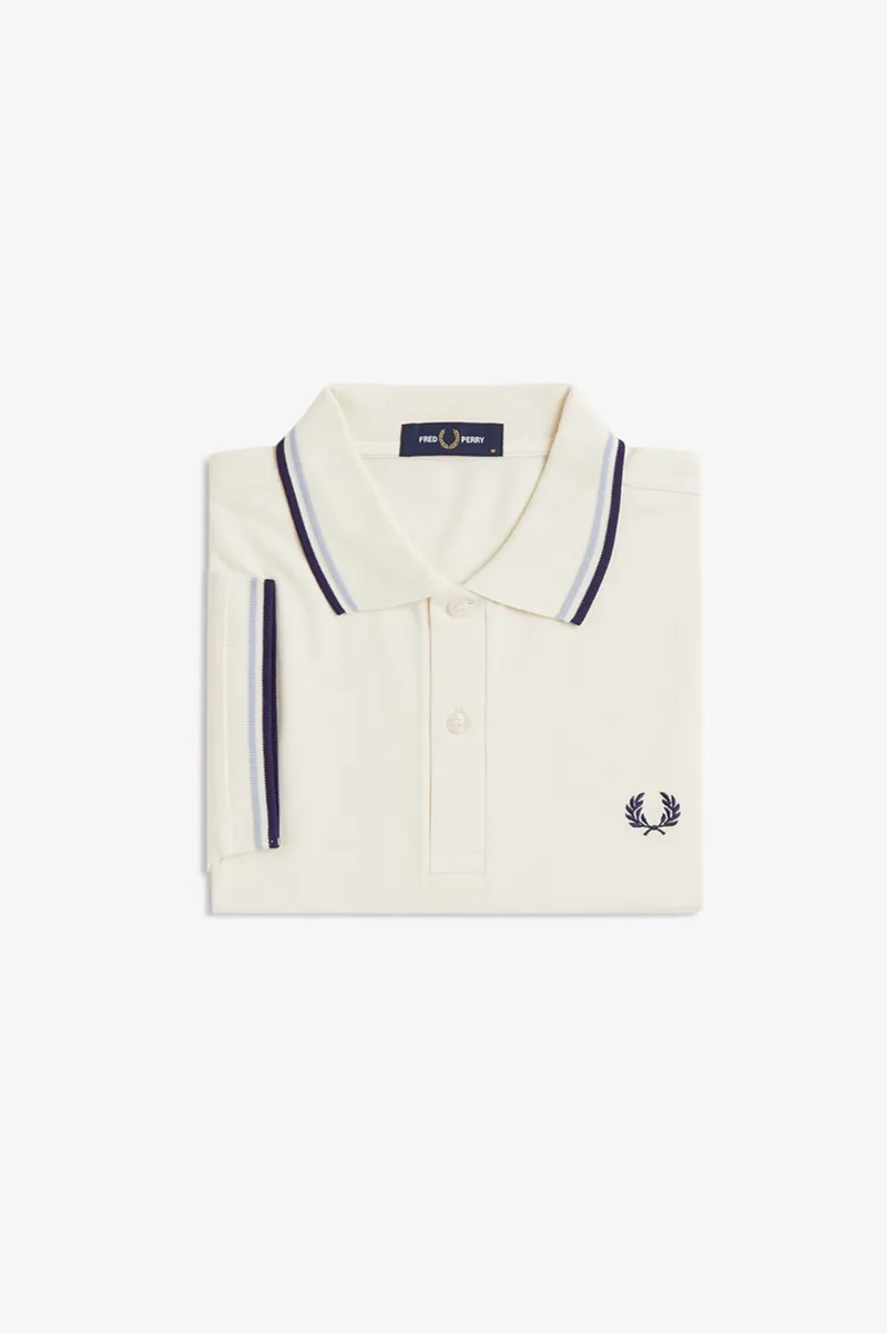 Fred Perry M3600-94B Polo T-shirt  Ecru / Blue / Navy-7