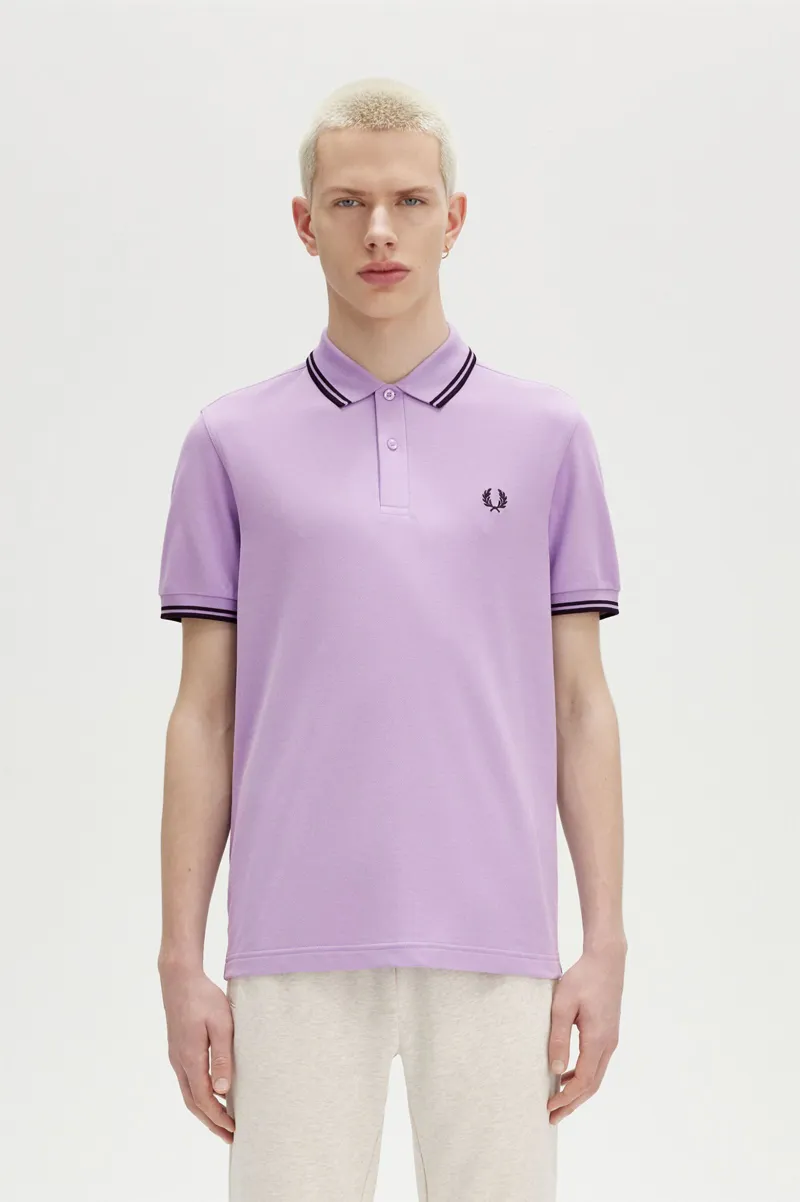 Fred Perry M3600-W51 Polo T-shirt UltraViolet/Navy MEDIUM ONLY-2