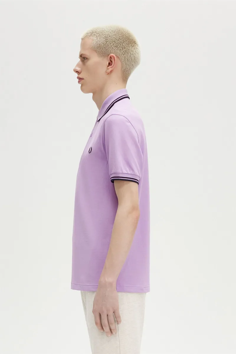 Fred Perry M3600-W51 Polo T-shirt UltraViolet/Navy MEDIUM ONLY-3