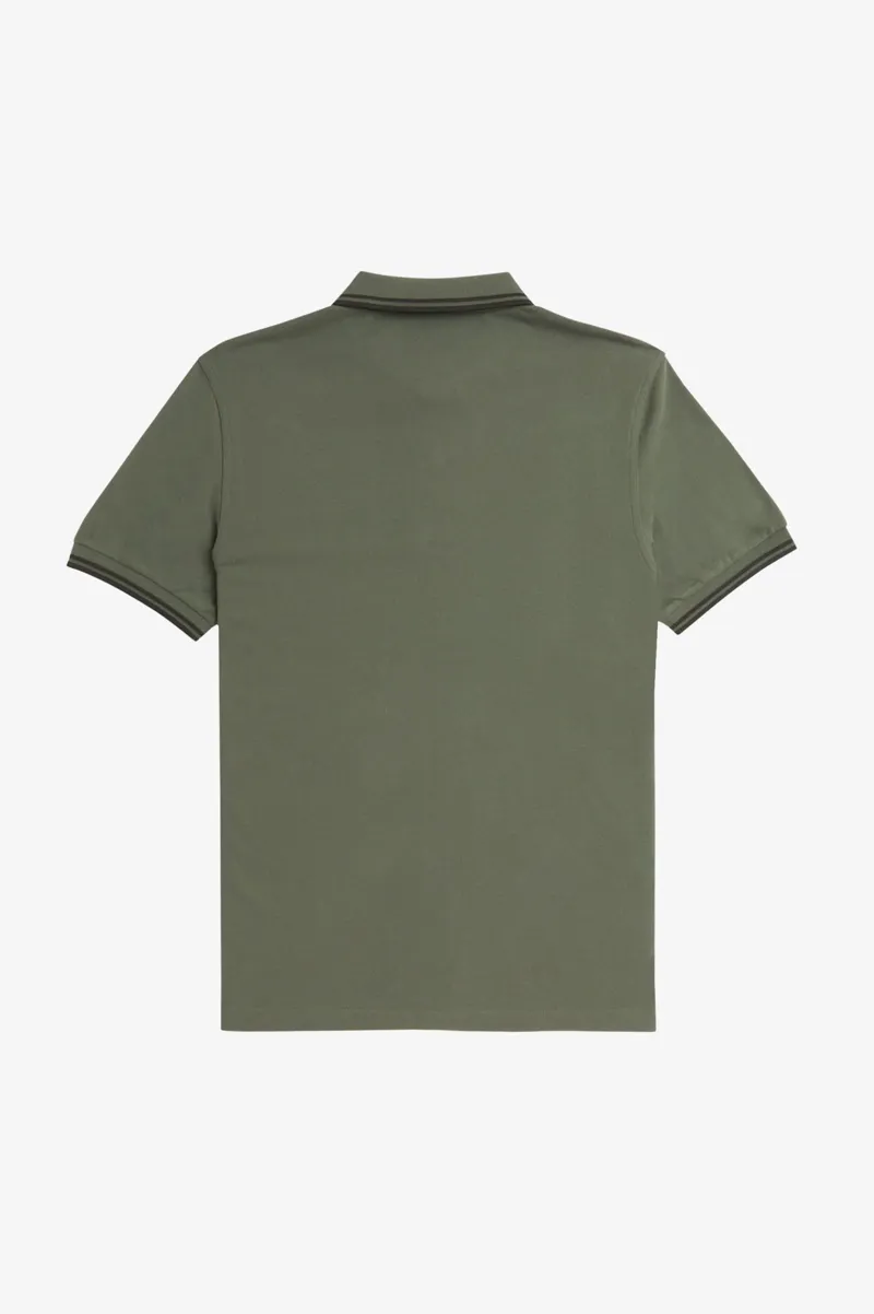 Fred Perry M3600-W49 Polo T-shirt Laurel Wreath Green / Night Green-6
