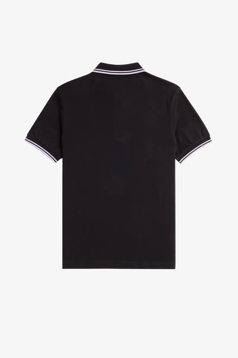 Fred Perry M3600-W59 Polo T-shirt Black / Ultraviolet-1