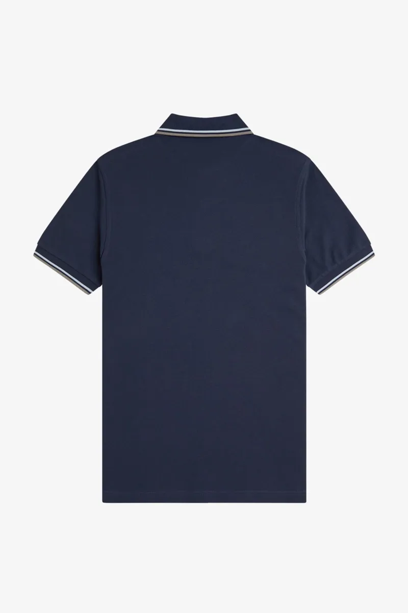 Fred Perry M3600-Z47 Polo T-shirt Dark Airforce / Ice / Bay Leaf-2