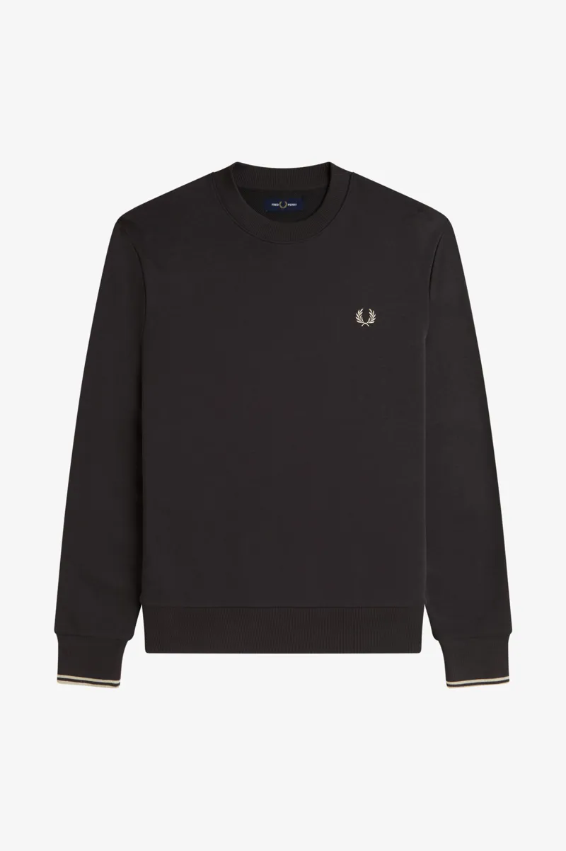 Fred Perry Crew Neck Sweatshirt Anchor Grey-3