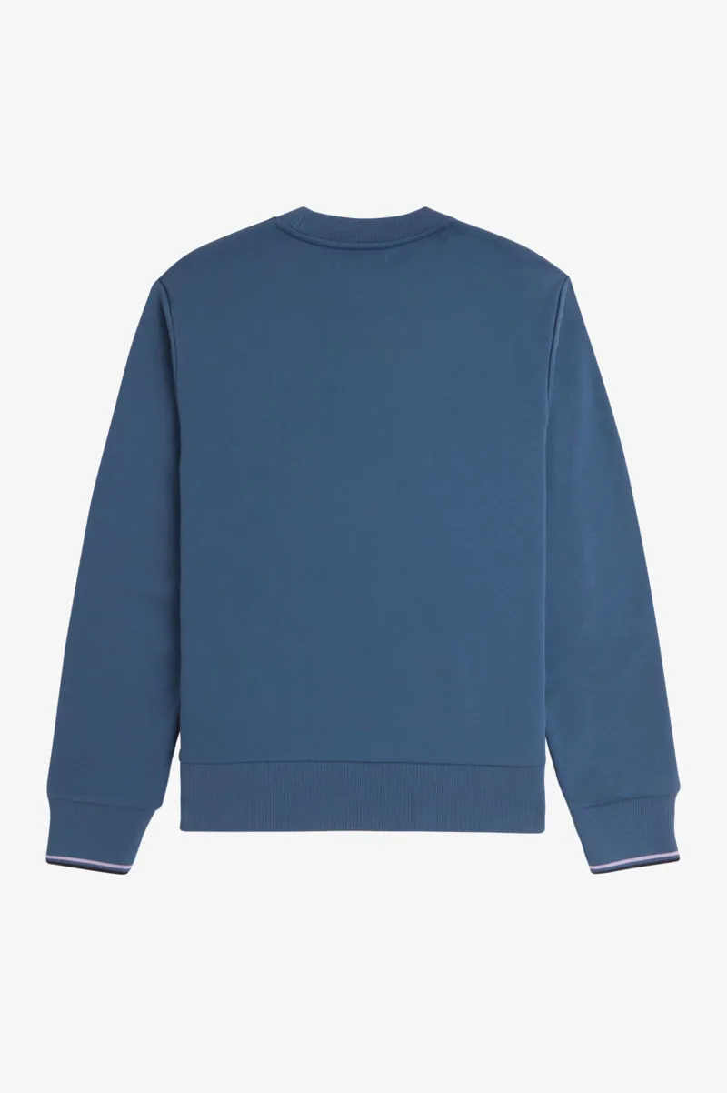 Fred Perry Crew Neck Sweatshirt Midnight Blue-6