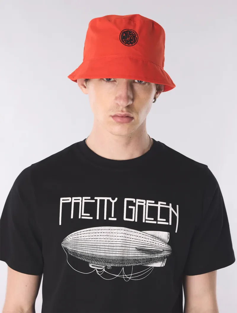 Pretty Green Resonance Water Reactive Bucket Hat Red-2
