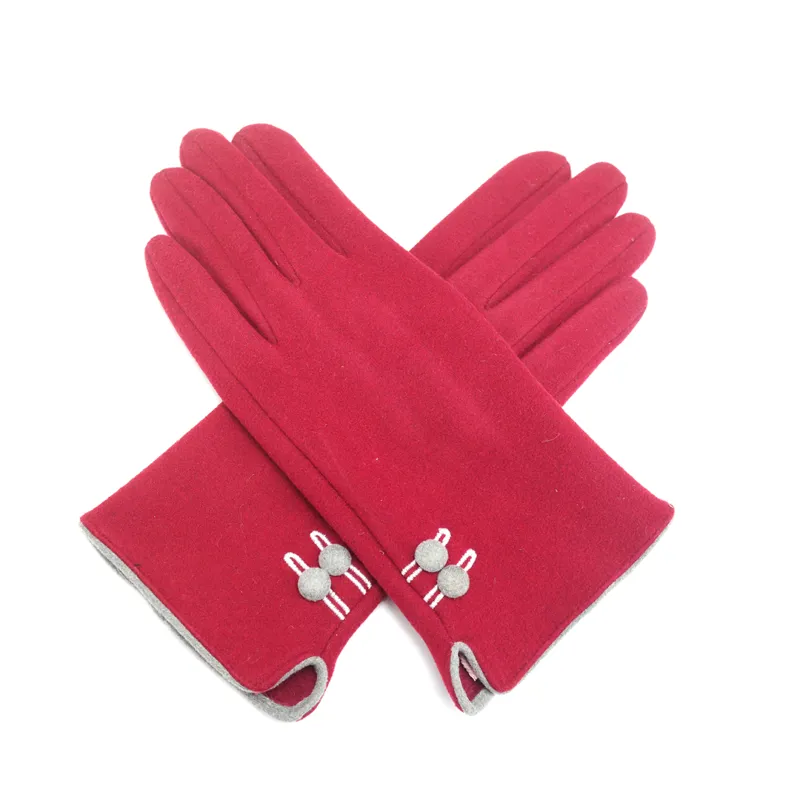Miss Sparrow smart gloves Red