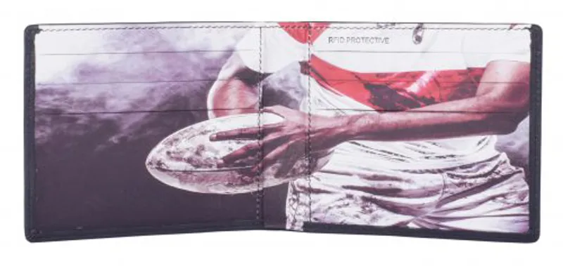 Golunski 7-983 Leather Wallet Rugby Black