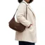 David Jones fur handbag Brown