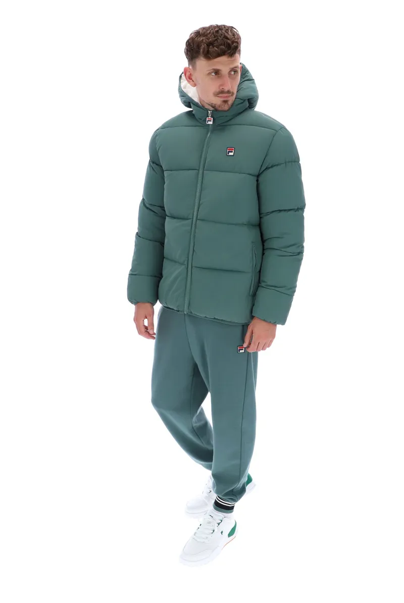 Fila Harry Heavily Padded Puffer Jacket Dark Forest LARGE and XL ONLY-2