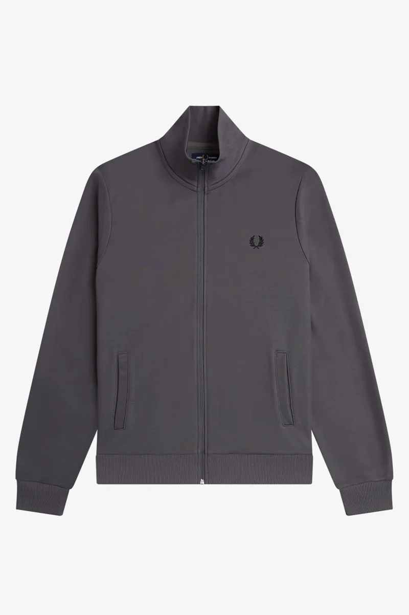 Fred Perry Track Jacket Gunmetal -5