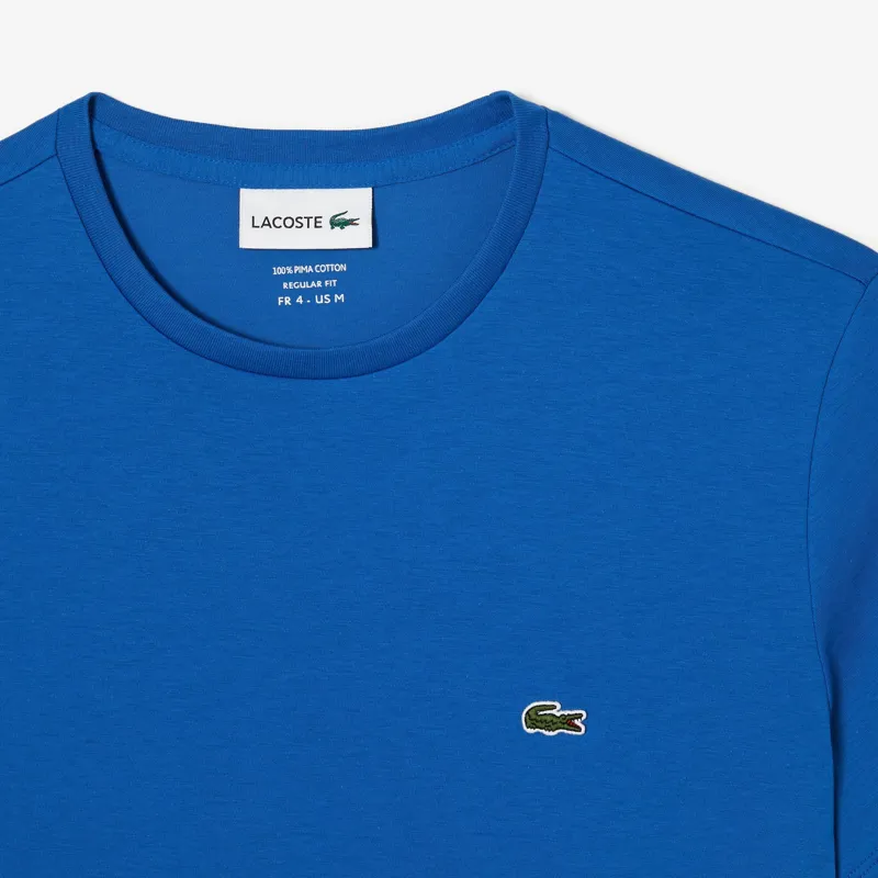 Lacoste Crew Neck Pima Cotton Jersey T-shirt Hilo-4