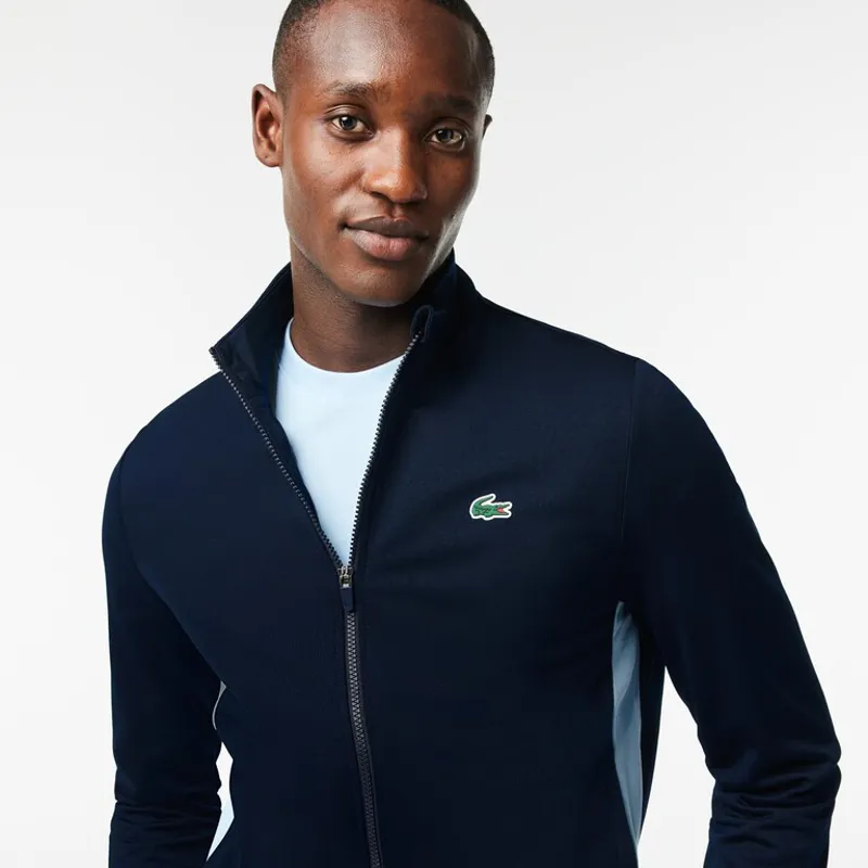 Lacoste Zipped Ripstop Tennis Sweatshirt Navy XL ONLY LAST ONE-1