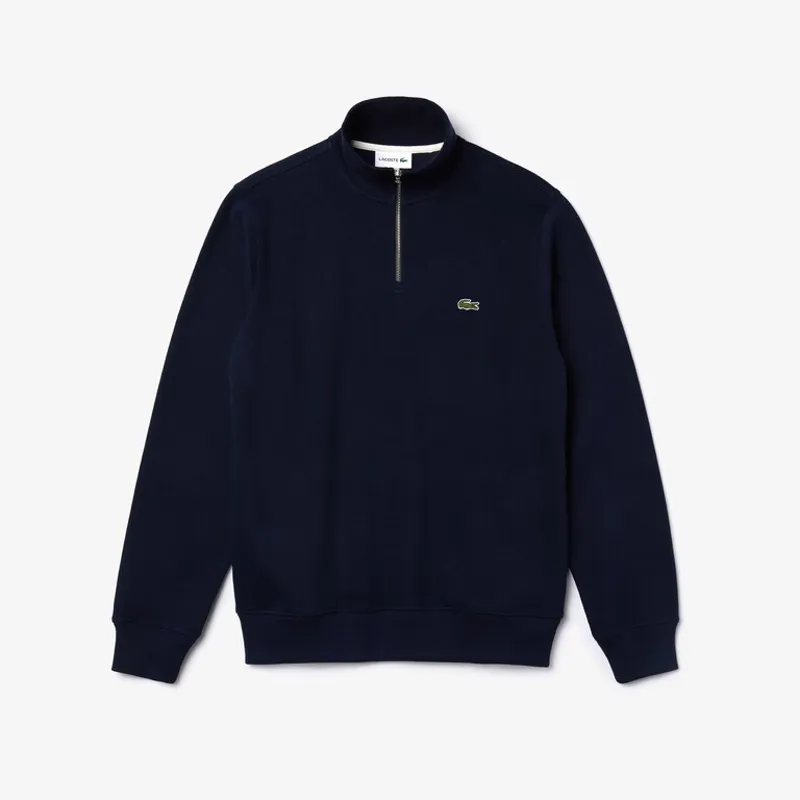 Lacoste Zip Neck Sweatshirt Navy-5