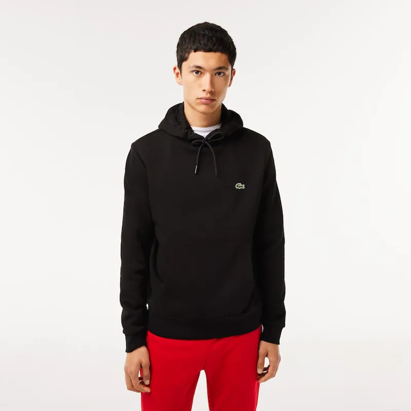 Lacoste Classic Fit Overhead Hoodie Black-2