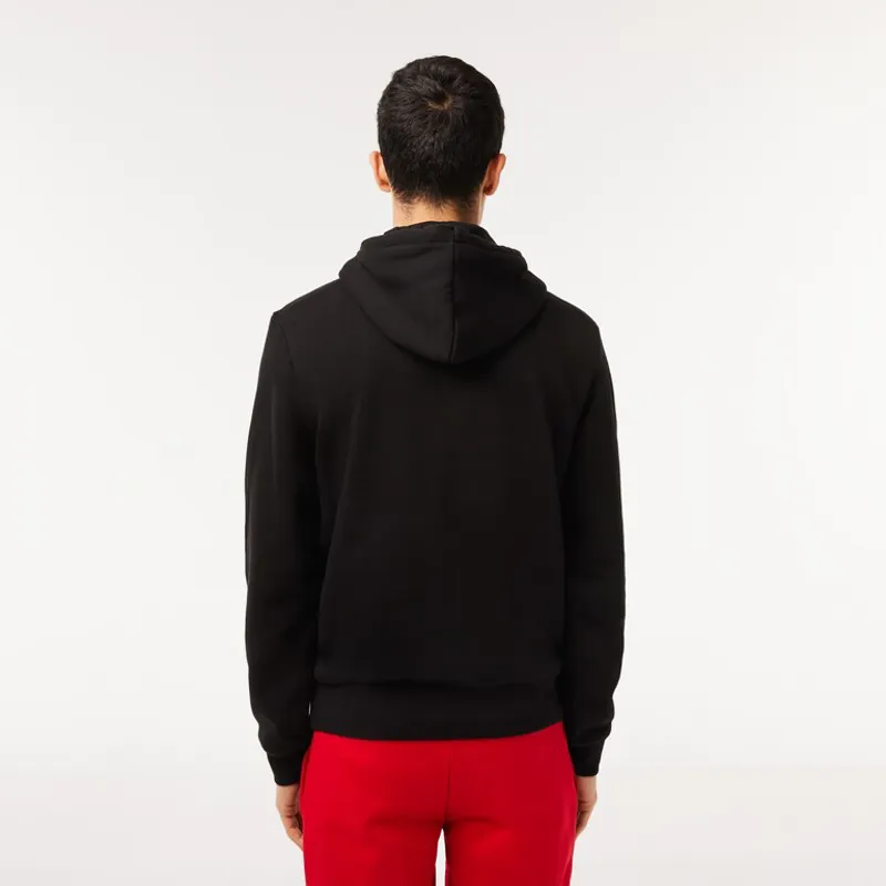 Lacoste Classic Fit Overhead Hoodie Black-3