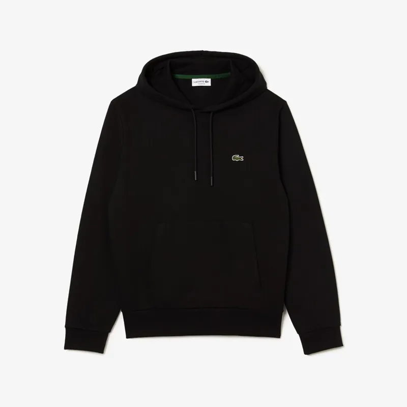 Lacoste Classic Fit Overhead Hoodie Black-4