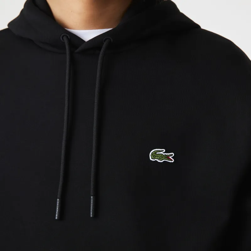 Lacoste Classic Fit Overhead Hoodie Black-6