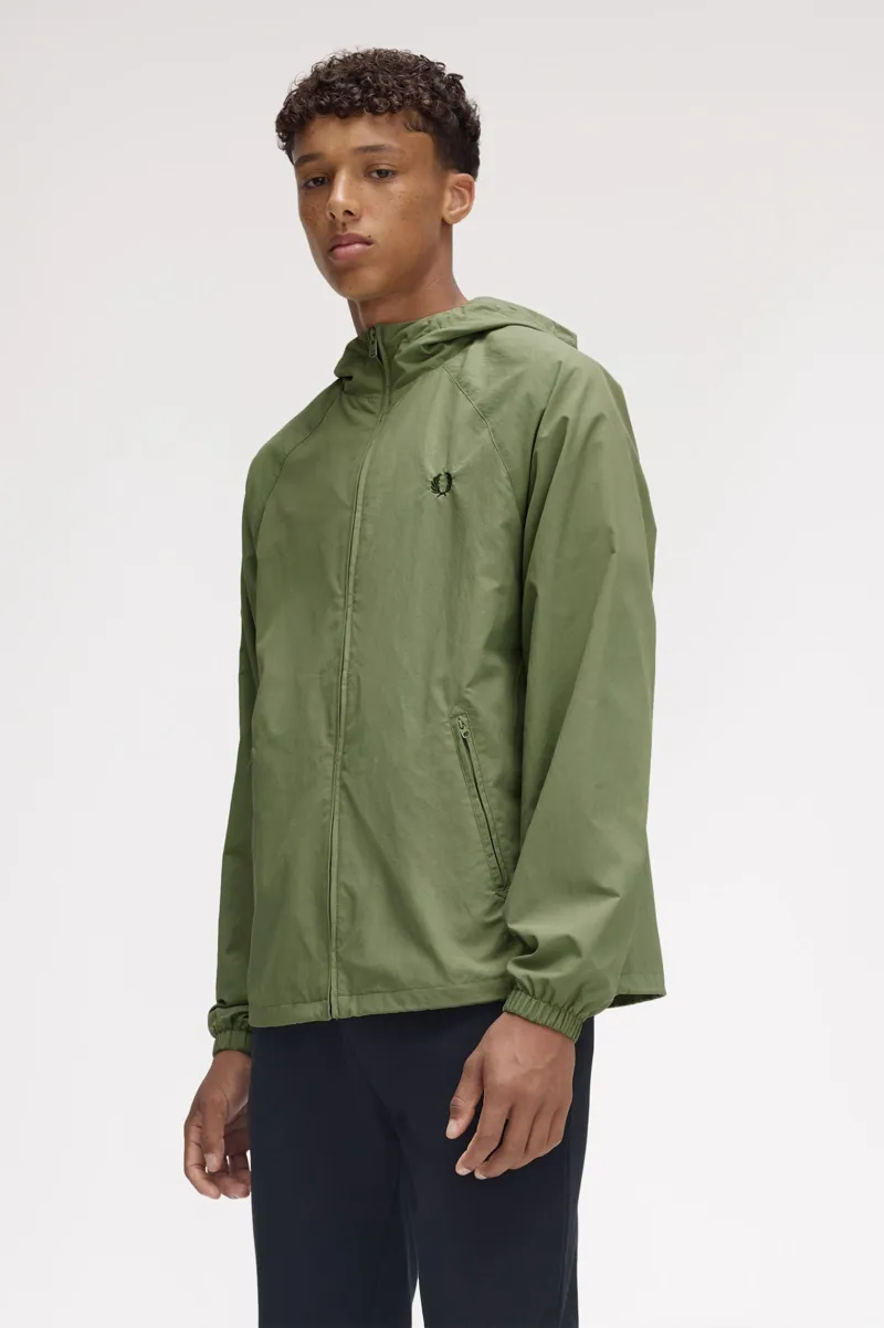 Fred Perry Hooded Shell Jacket Olive Mint XXL ONLY LAST ONE-2
