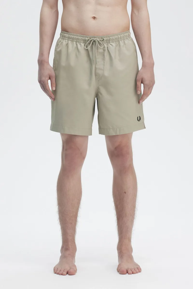 Fred Perry Classic Swim Shorts Warm Grey-1