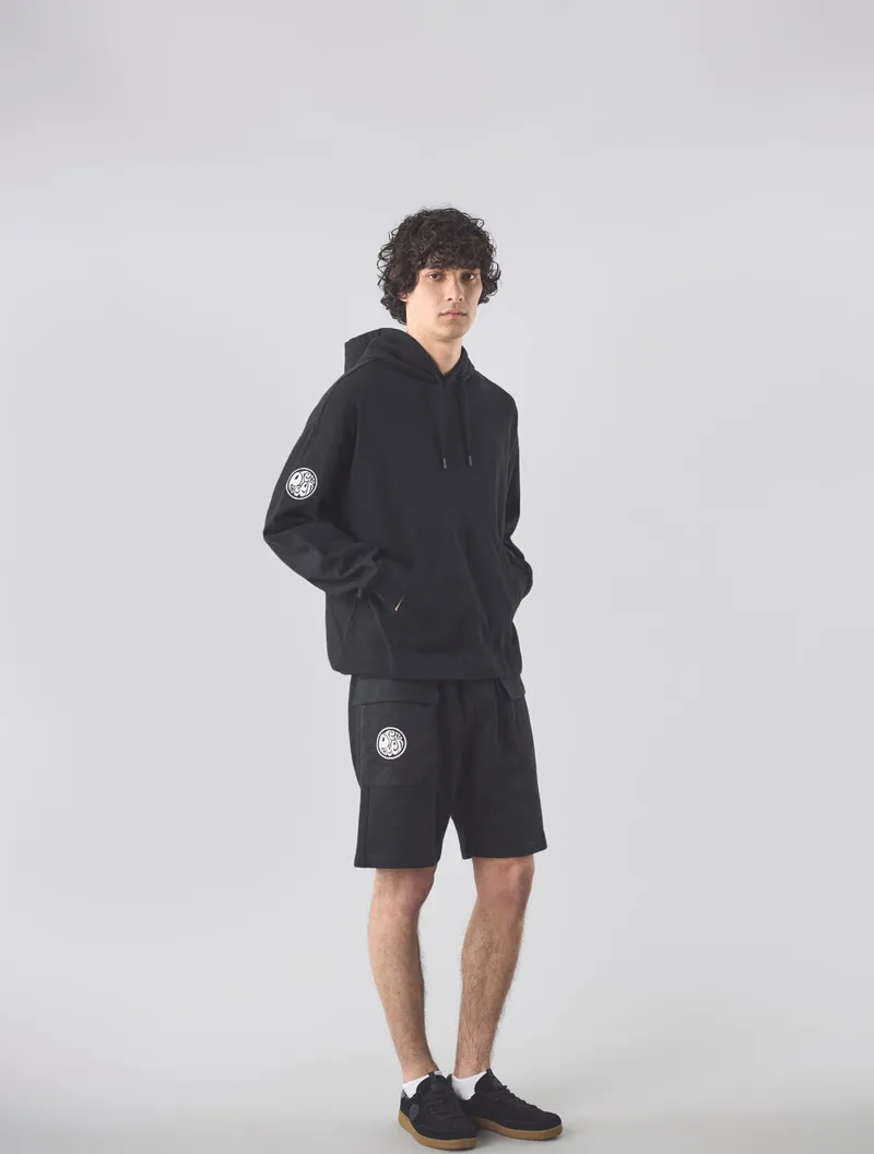 Pretty Green Stamford Hoodie Black-1