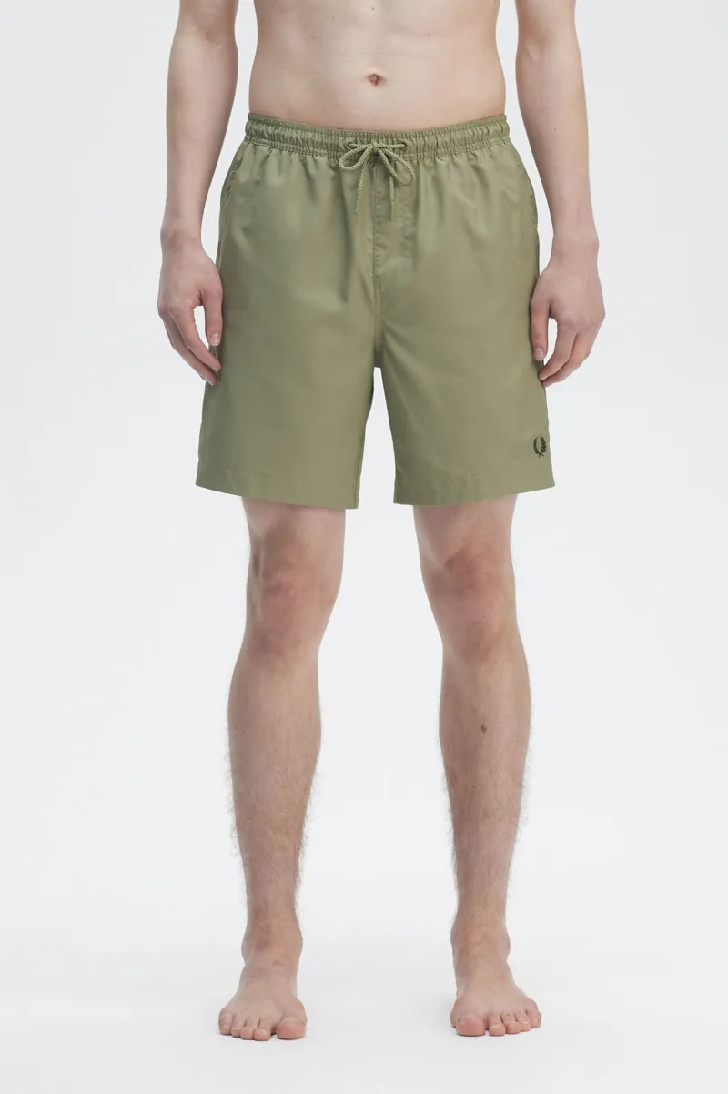 Fred Perry Classic Swim Shorts Olive XL ONLY LAST PAIR-1