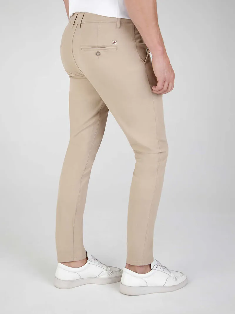 Mish Mash 1984 Bromley Tapered Fit Chino Stone-2