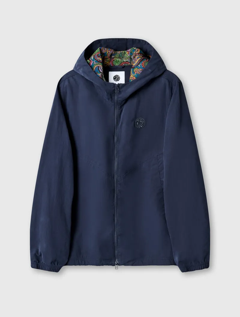 Pretty Green Feltham hooded Jacket Navy-5