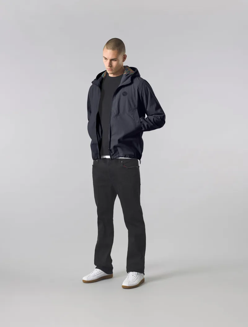 Pretty Green Feltham hooded Jacket Navy-1