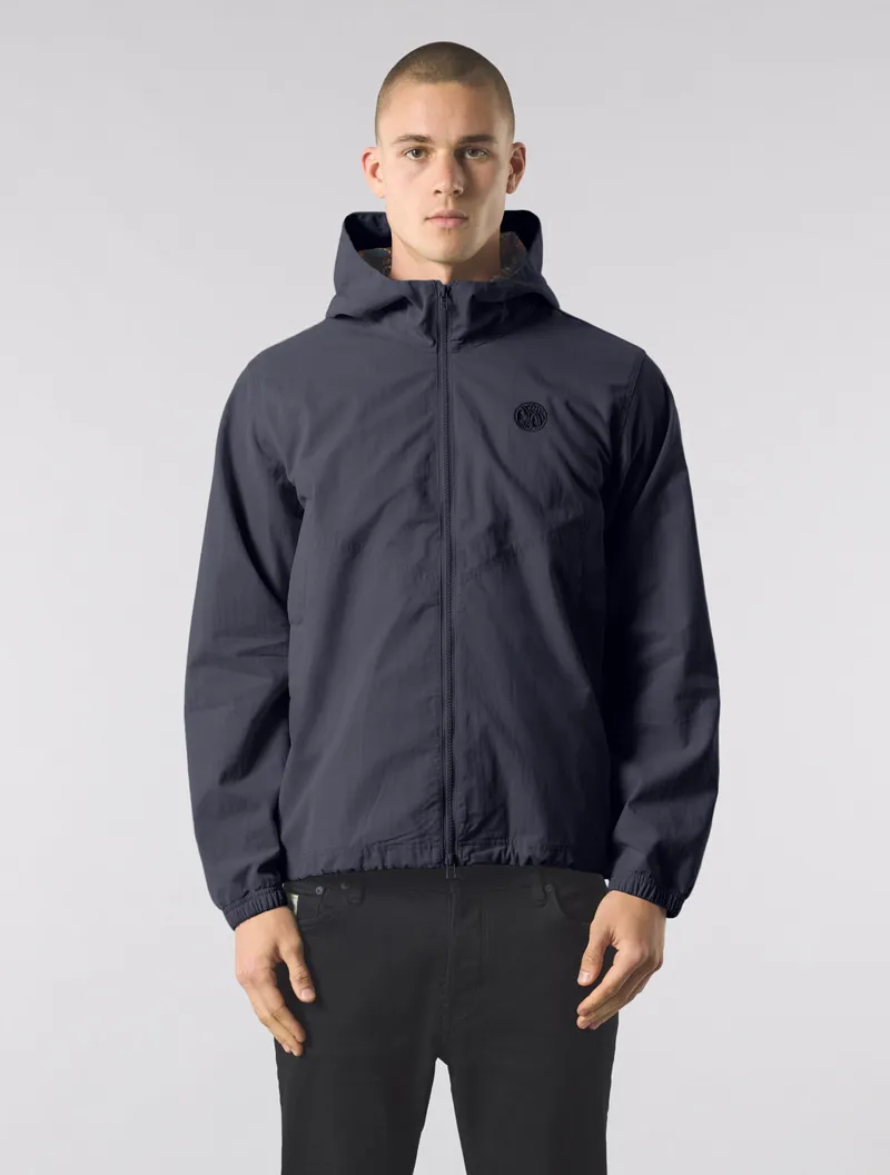 Pretty Green Feltham hooded Jacket Navy-2