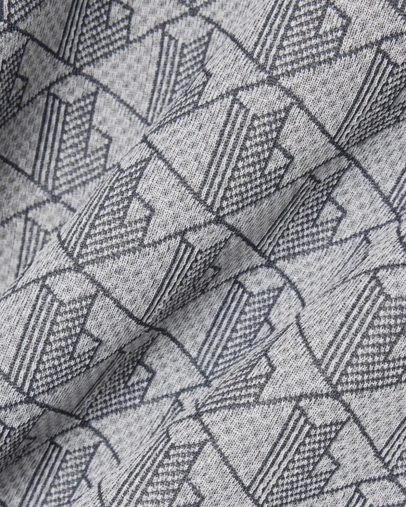 Lacoste Monogram Jacquard T-shirt Grey-1