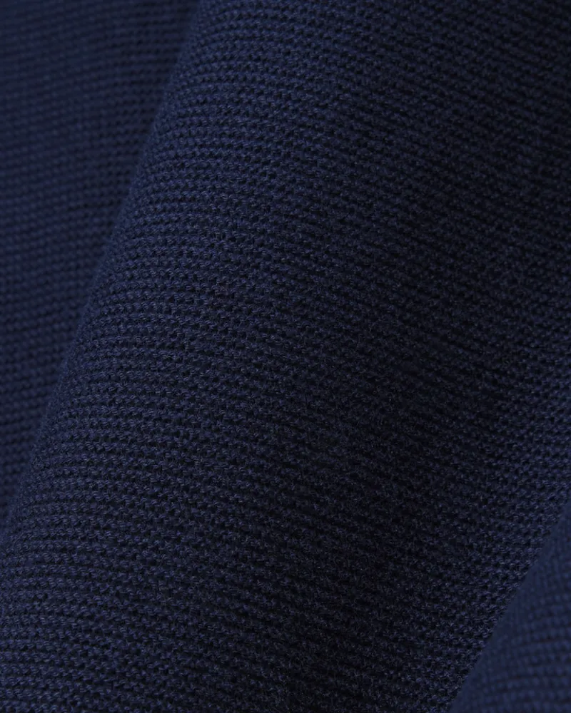 Lacoste Classic Fit Knitted Polo Shirt Midnight Blue-4