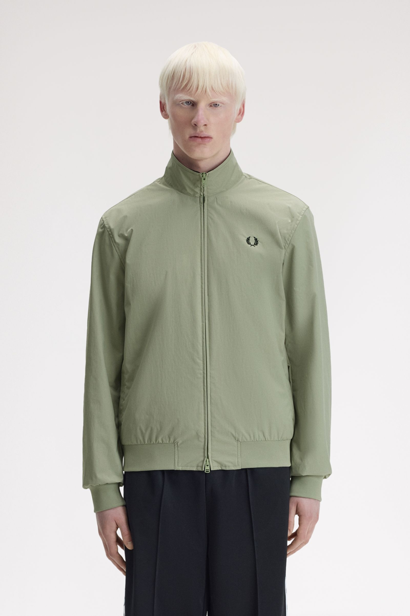 Fred Perry Brentham Jacket Seagrass-1