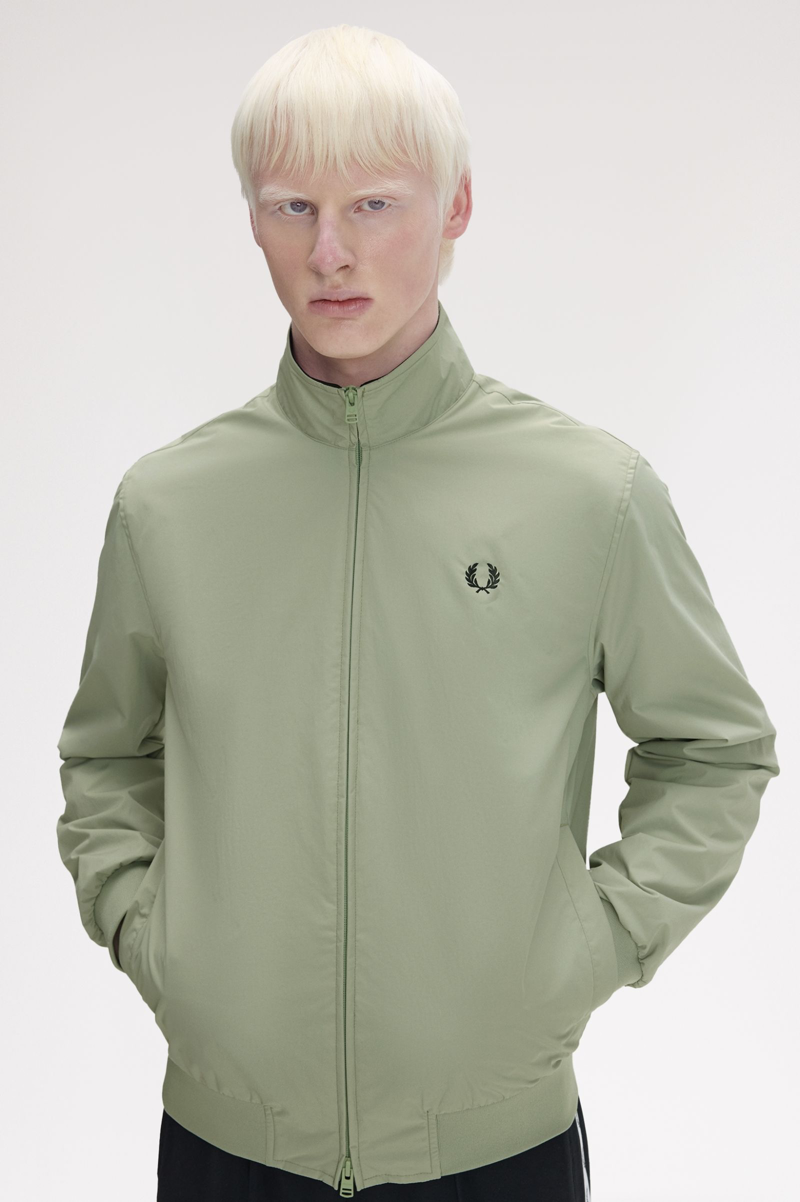 Fred Perry Brentham Jacket Seagrass-4
