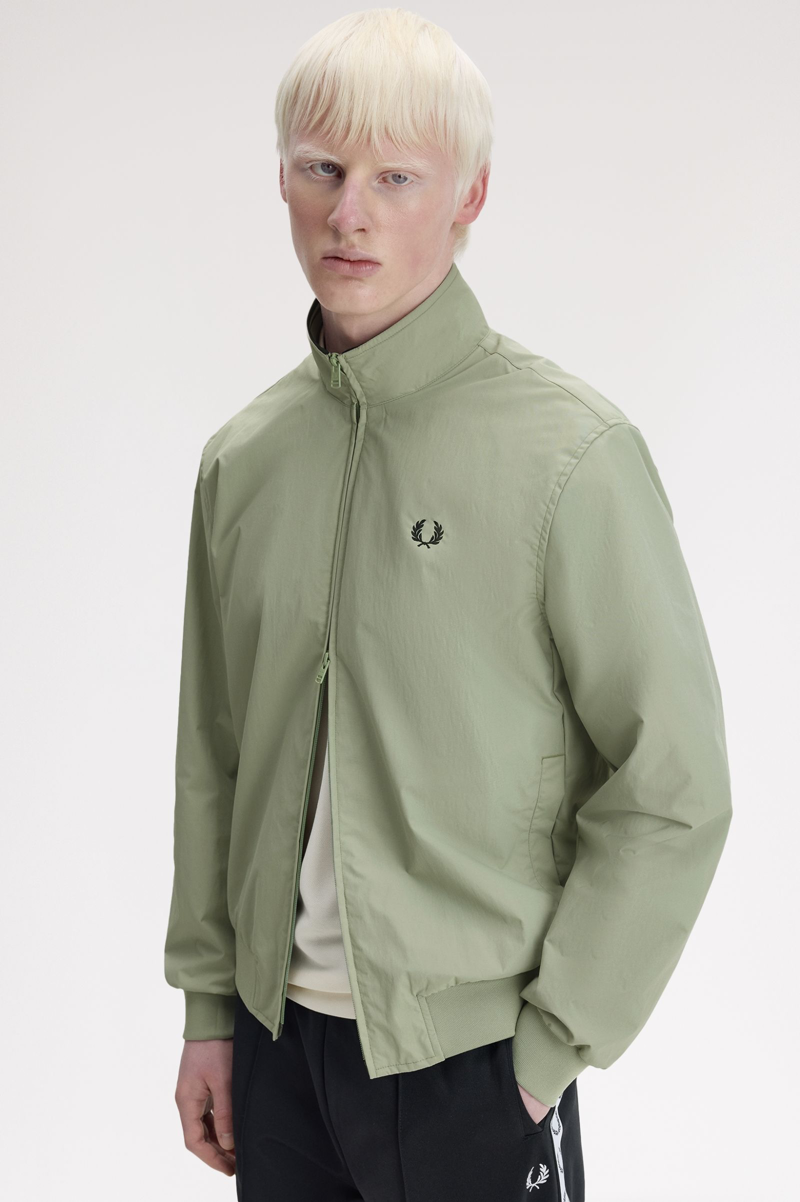 Fred Perry Brentham Jacket Seagrass-5