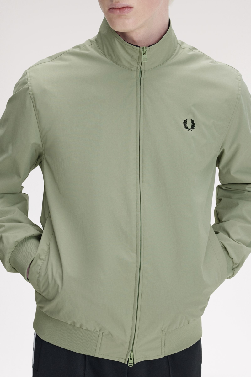 Fred Perry Brentham Jacket Seagrass-9