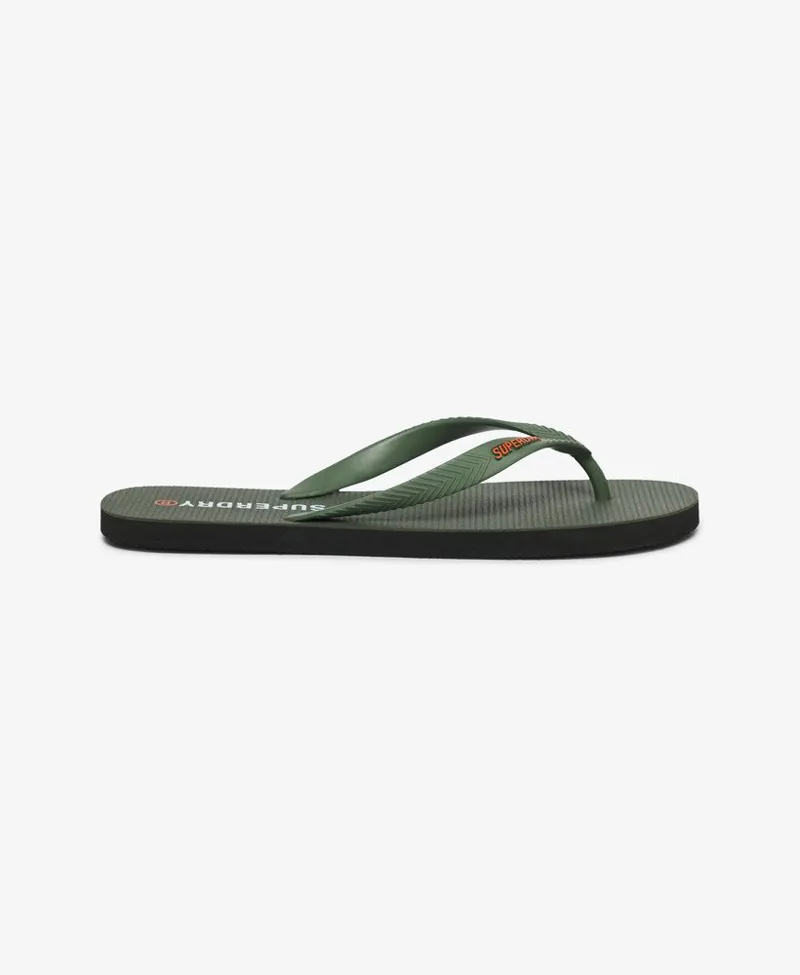 Superdry Core Essential Flip Flops Army Khaki-3