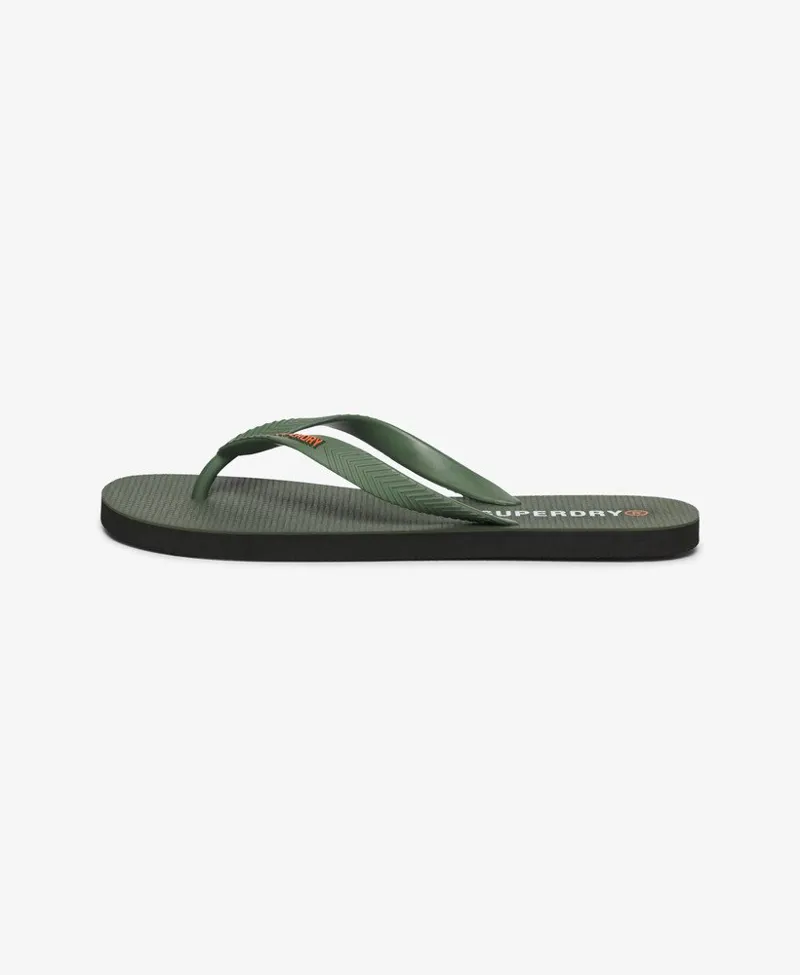 Superdry Core Essential Flip Flops Army Khaki-4