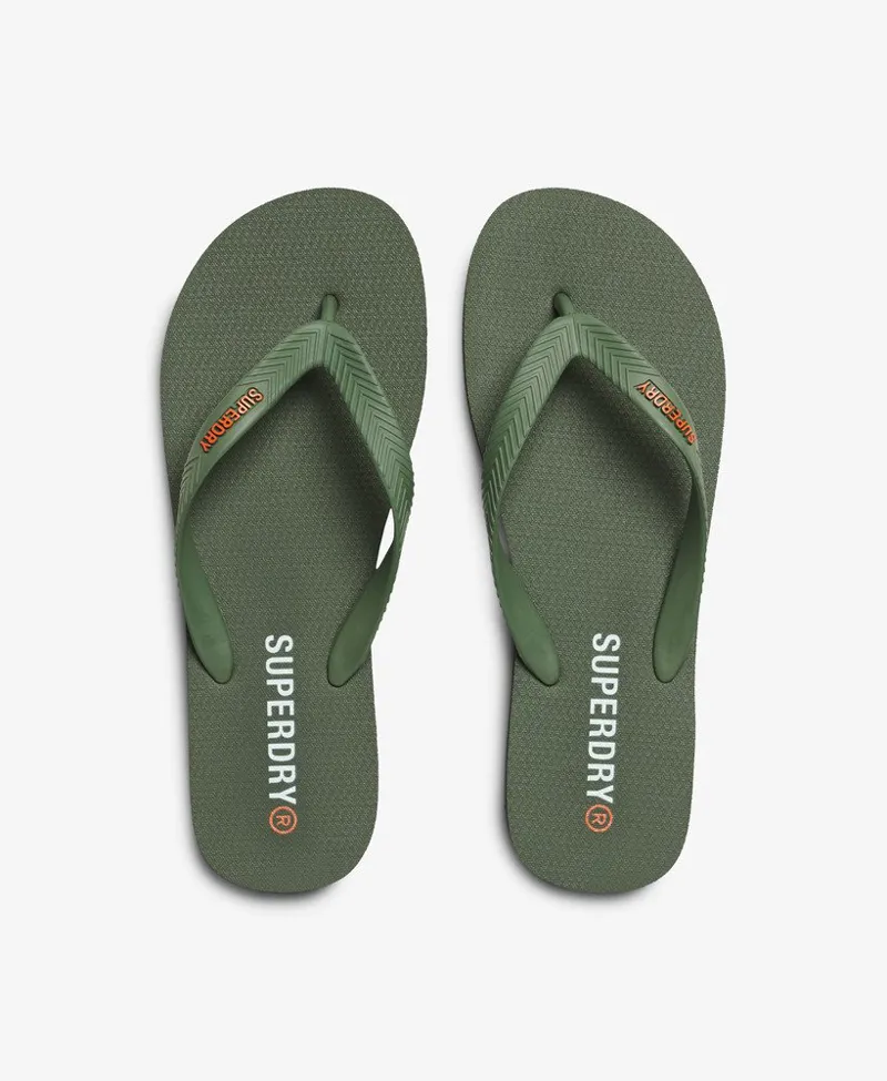 Superdry Core Essential Flip Flops Army Khaki-5