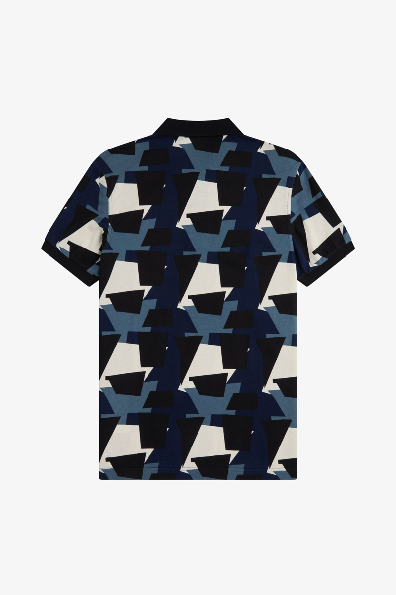 Fred Perry Fragment Print Polo Shirt-7