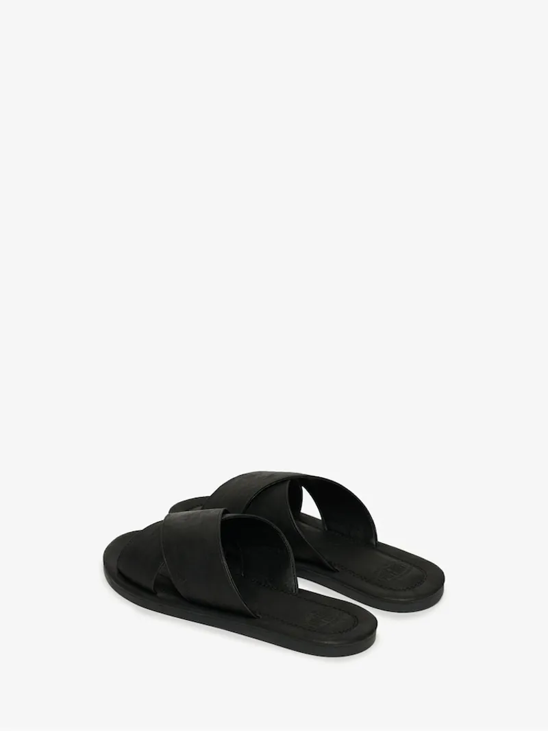 Superdry Cross Strap Slider Black-3