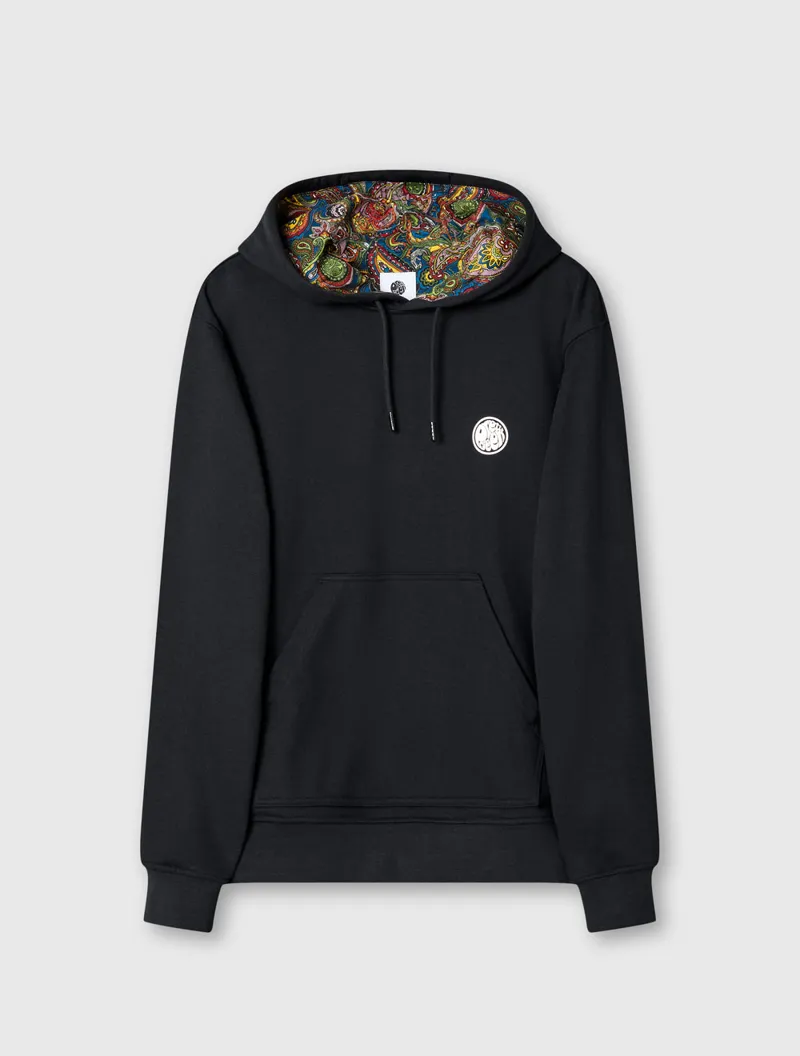 Pretty Green Lounge Hoody Black-5