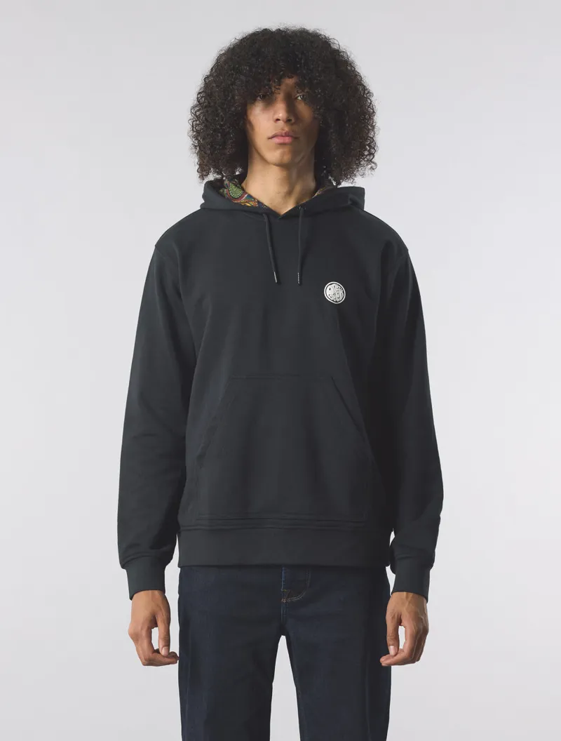 Pretty Green Lounge Hoody Black-2