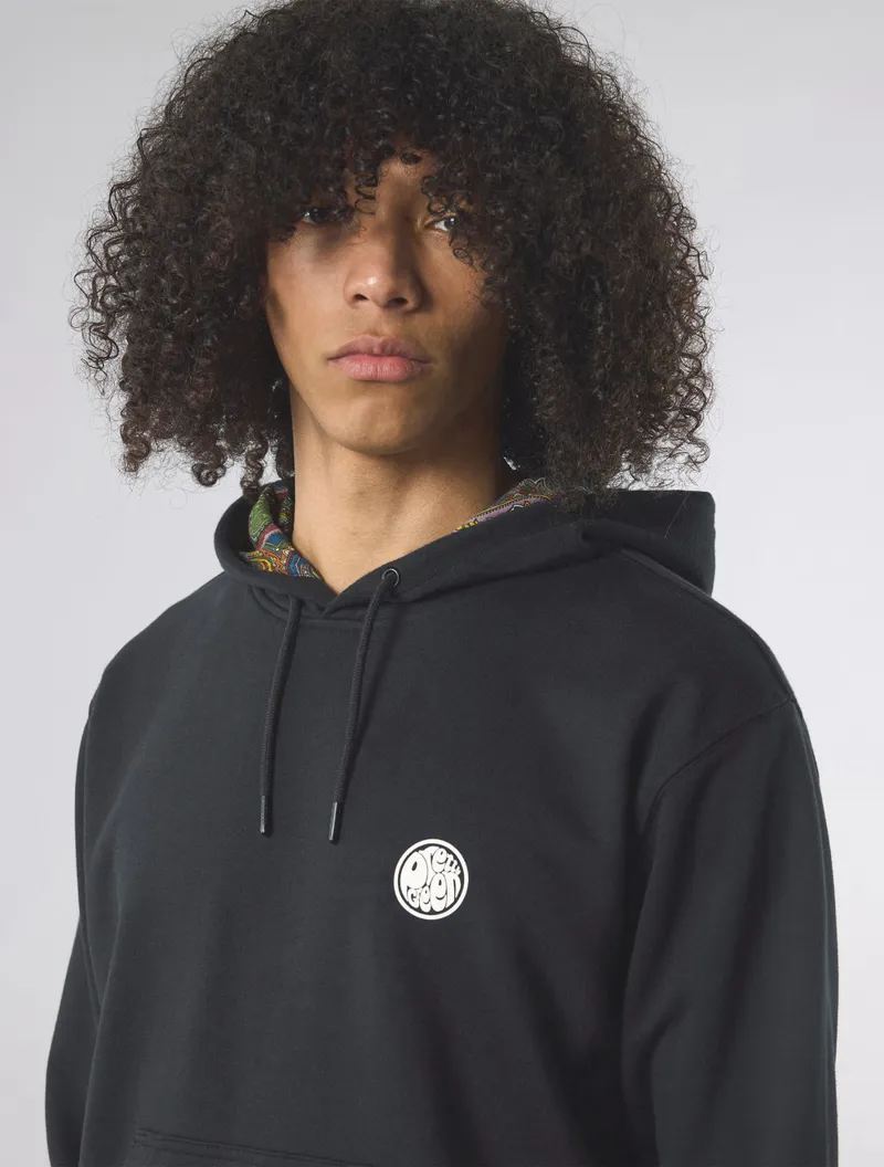 Pretty Green Lounge Hoody Black-4